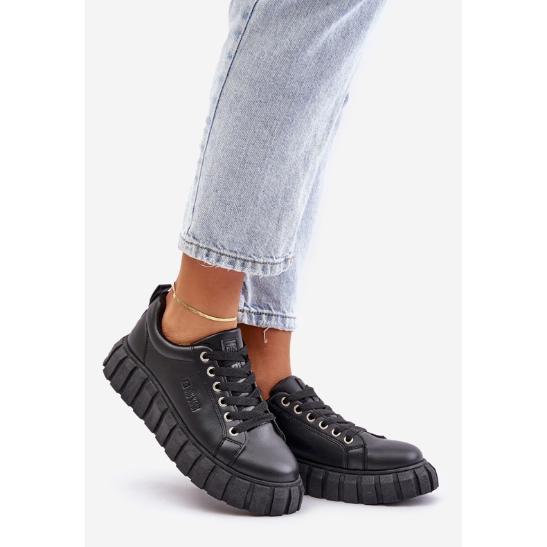 Scarpe da ginnastica isolate da donna Big Star MM274617 Nere nero 1