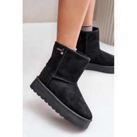 Stivali da neve con plateau alto da donna Big Star OO274898 Nero 2