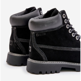 Stivali da uomo isolati in pelle scamosciata Big Star OO174138 Sistema HI-POLY Neri nero 2