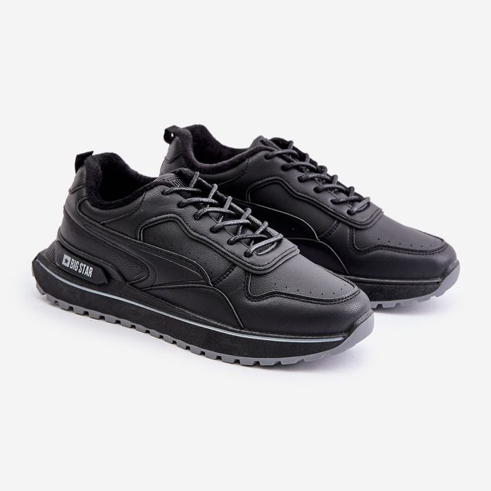 Scarpe da ginnastica isolanti da uomo Big Star OO174675 Sistema HI-POLY Nere nero 1