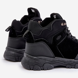 News Scarpe da trekking stringate isolate da uomo nere Zerista nero 2