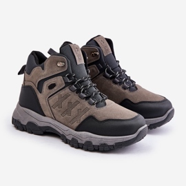 News Scarpe da trekking stringate isolate da uomo Grigie Zerista grigio 1