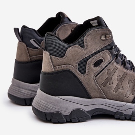 News Scarpe da trekking stringate isolate da uomo Grigie Zerista grigio 2