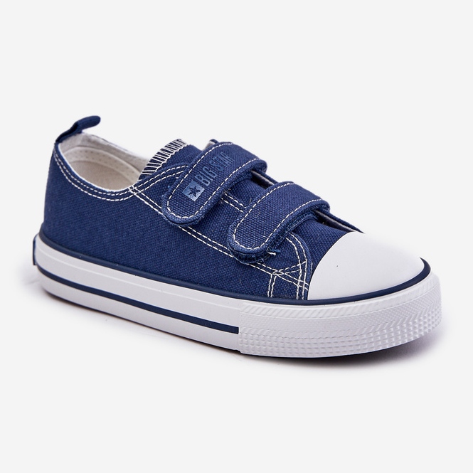 Scarpe da ginnastica con velcro per bambini Big Star OO374010 Blu navy 1