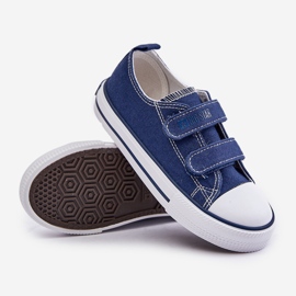 Scarpe da ginnastica con velcro per bambini Big Star OO374010 Blu navy 2