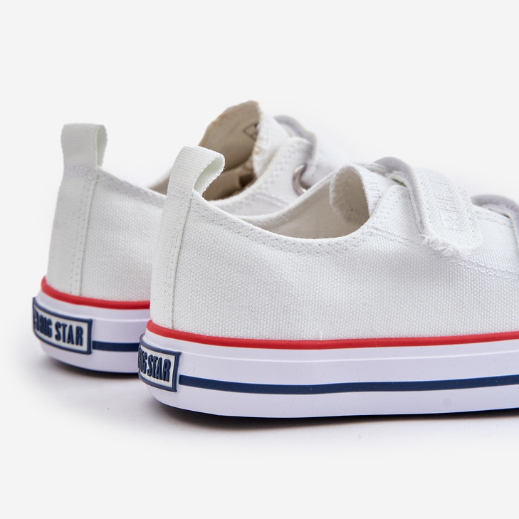 Scarpe da ginnastica con velcro per bambini Big Star OO374009 Bianco 2