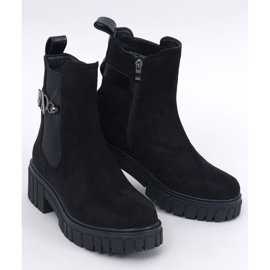 Errol Stivaletti Chelsea neri con plateau nero 1