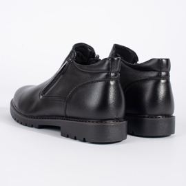 Scarpe da uomo realizzate in ecopelle nero 1