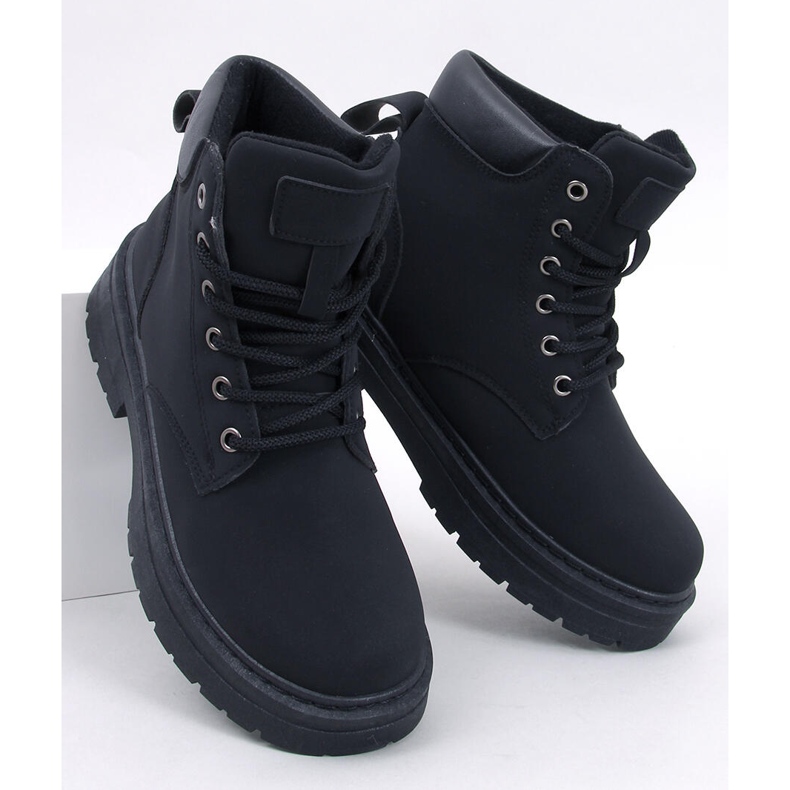 Kellers Stivali in legno da donna neri nero 1