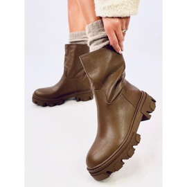 Stivaletti Bunton Brown dal taglio dritto marrone 2