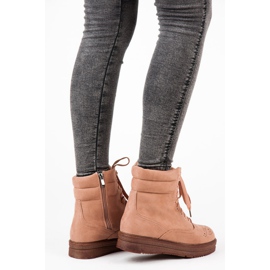 Vices Stivali stringati sulla piattaforma rosa 2