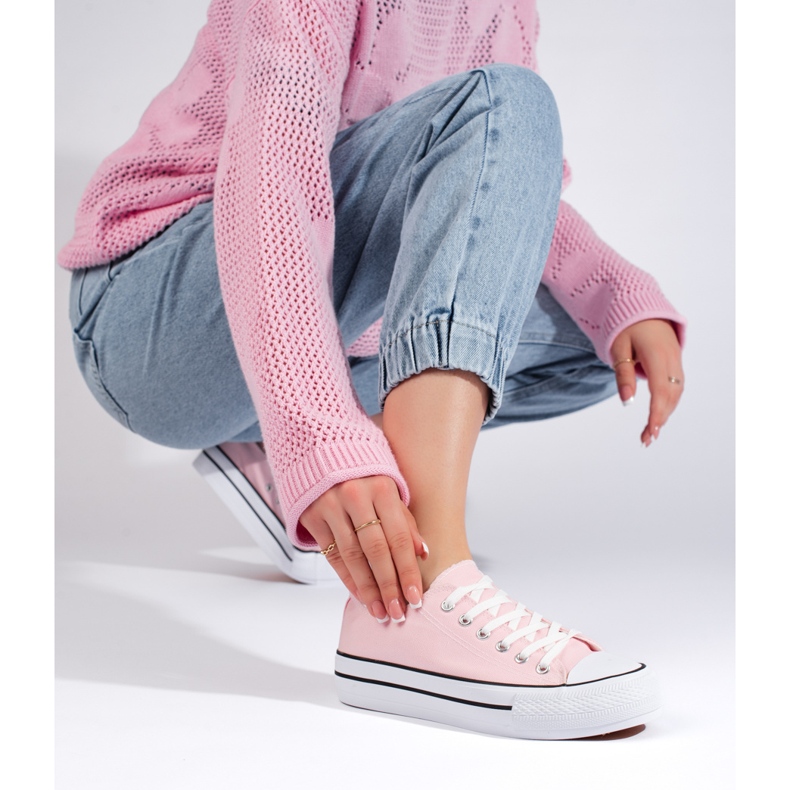 Sneakers rosa da donna 1