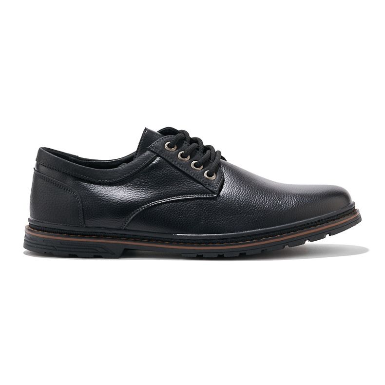 Scarpe stringate da uomo nere nero 1