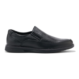 Scarpe slip-on nere da uomo nero 1