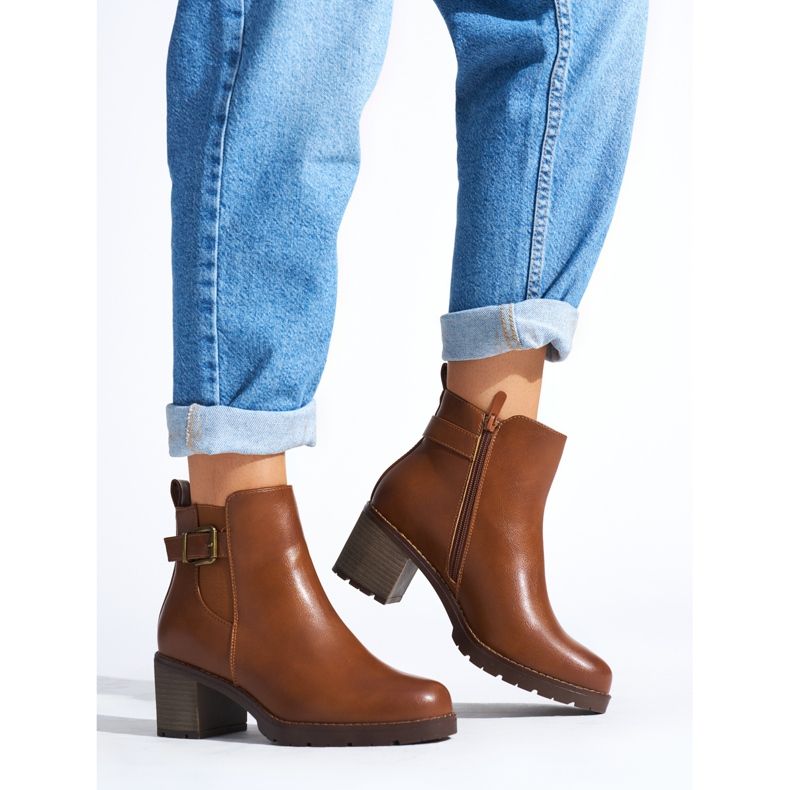 Stivaletti da donna marroni marrone 1