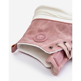 Scarpe da ginnastica isolate da donna sulla piattaforma Big Star OO274071 Rosa 1