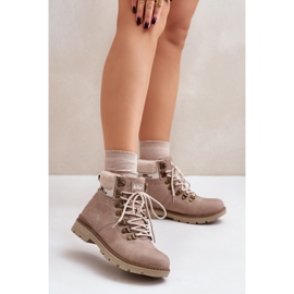 Stivali isolanti Lee Cooper da donna LCJ-24-03-3042 Beige scuro 2