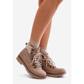 Stivali isolanti Lee Cooper da donna LCJ-24-03-3042 Beige scuro 1