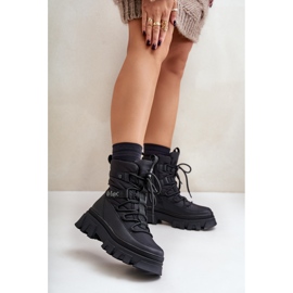 Stivali da neve con cerniera Lee Cooper da donna LCJ-24-47-3144 Neri nero 2