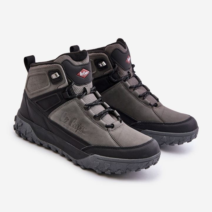 Scarpe da trekking isolanti da uomo Lee Cooper LCJ-24-01-2939 Grigie grigio 1