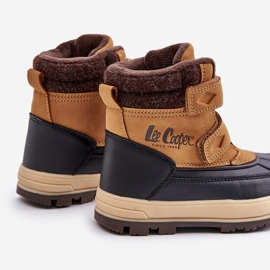 Stivali da neve isolati da ragazzo Lee Cooper LCJ-23-01-2059 Cammello marrone 2