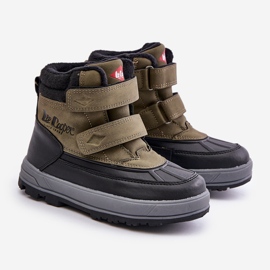 Stivali da neve isolati Lee Cooper da ragazzo LCJ-23-01-2058 Verde 1