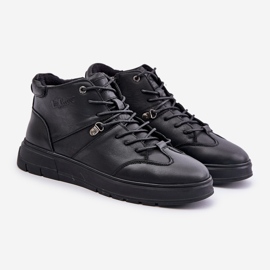 Stivaletti isolati in pelle Sneakers da uomo Lee Cooper LCJ-24-33-2913 Nero 1