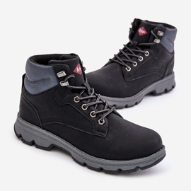 Scarpe da trekking da uomo Lee Cooper Trappers LCJ-24-01-2948 Nere nero 1