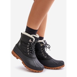 Stivali da neve stringati da donna con pelliccia Lee Cooper LCJ-24-44-2868 Neri nero 1