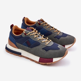 Scarpe da ginnastica isolanti da uomo Lee Cooper LCJ-24-03-3006 Grigie grigio 1