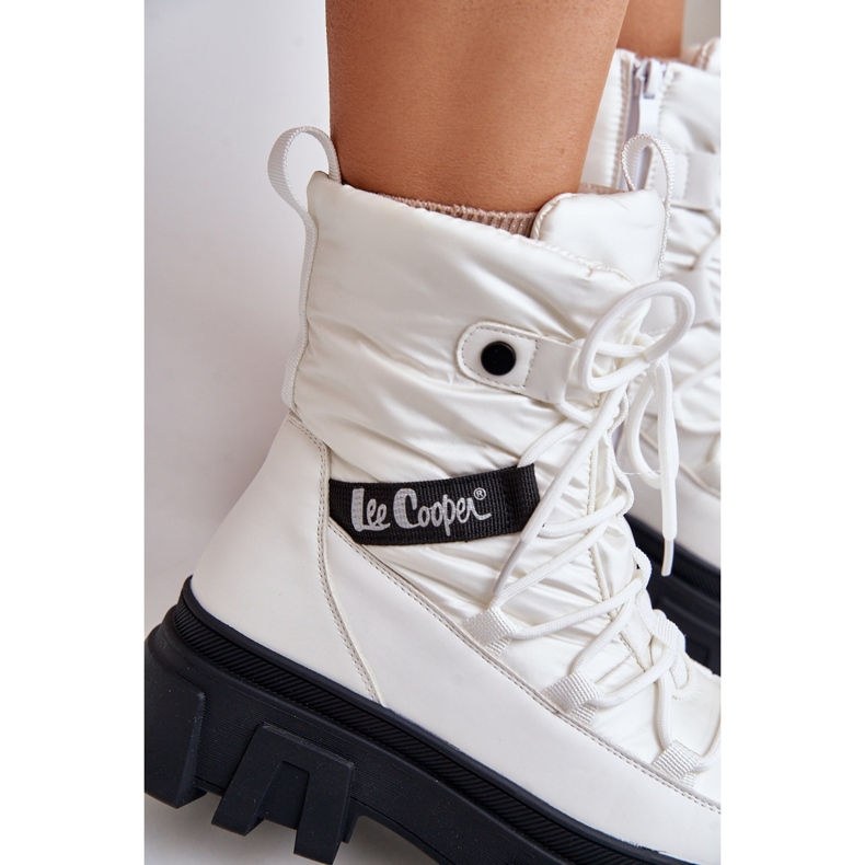 Stivali da neve con cerniera da donna Lee Cooper LCJ-24-47-3142 Bianco bianca 1