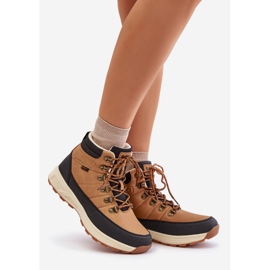 Scarponi da trekking isolanti da uomo Lee Cooper LCJ-24-03-3035M Marrone Cammello 1