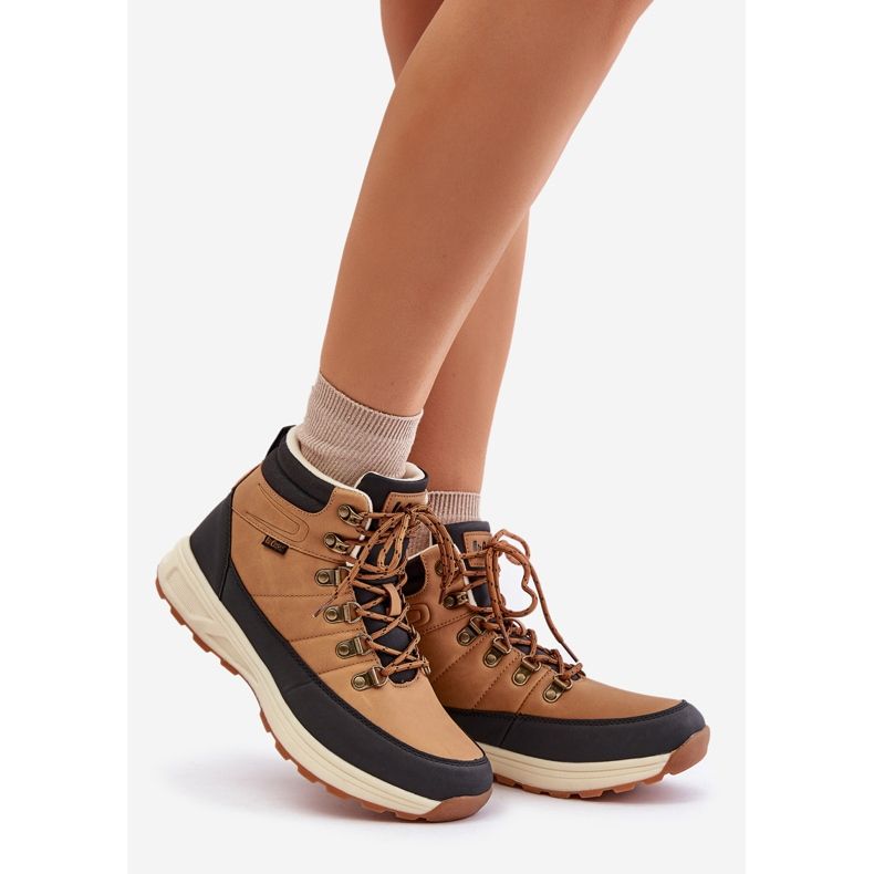Scarponi da trekking isolanti da uomo Lee Cooper LCJ-24-03-3035M Marrone Cammello 1
