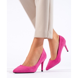 Goodin Décolleté da donna rosa con tacco alto 1