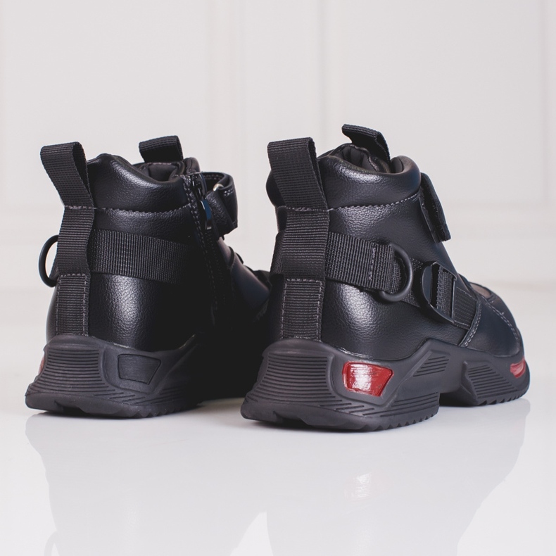 Stivali neri per ragazzi nero 2