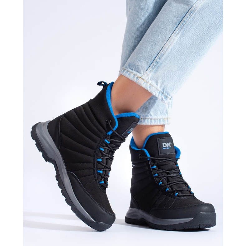 Scarpe da trekking alte da donna DK aquaproof nero 1