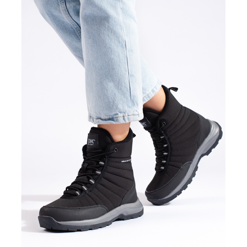 Scarpe da trekking alte da donna DK Aquaproof nero 1