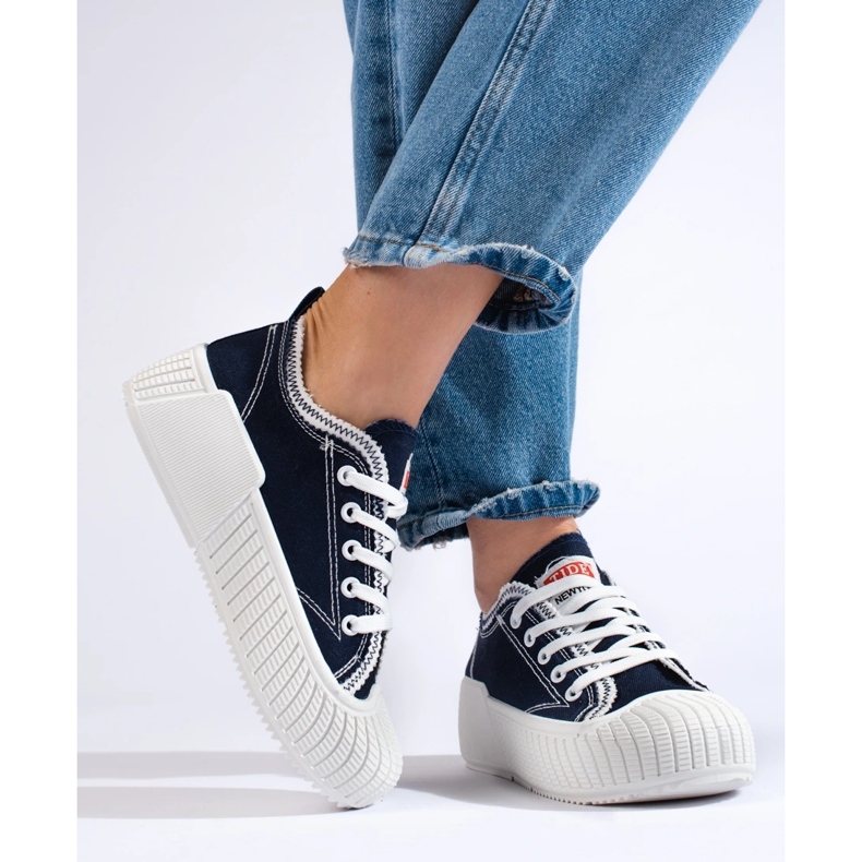 Seastar Sneakers basse blu navy da donna Shelovet 2