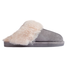 Pantofole da donna Shelovet grigie grigio 1