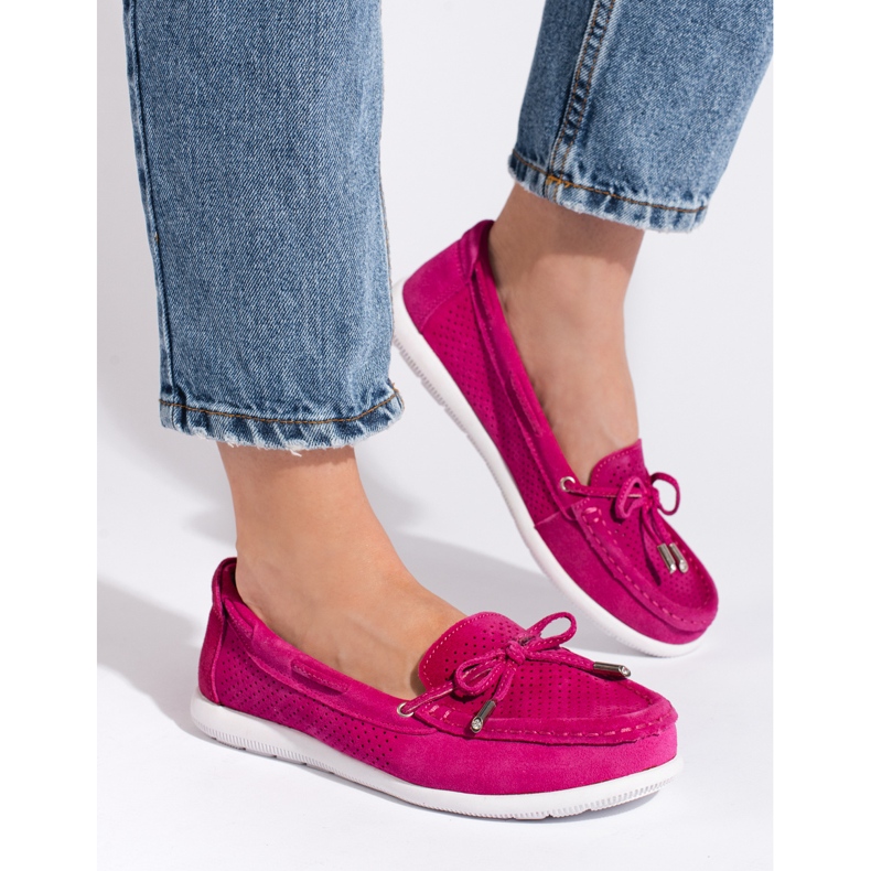 Goodin Mocassini fucsia da donna rosa 1