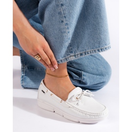 Goodin Comodi mocassini da donna bianchi bianca 1