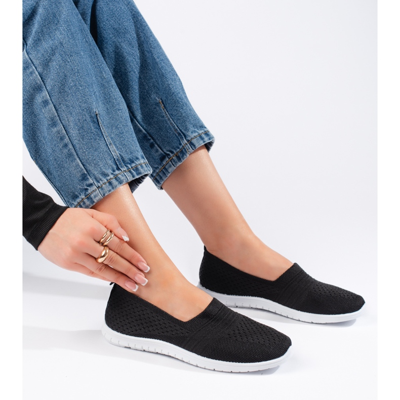 Scarpe slip-on sportive nere nero 1