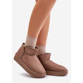 Stivali da neve con plateau da donna D.Franklin DFSH370010 Talpa beige 1