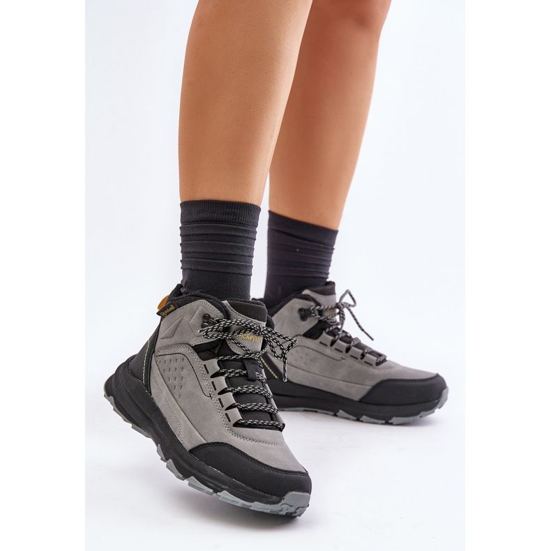Scarpe da trekking isolate McKeylor 14011 da donna grigie grigio 2