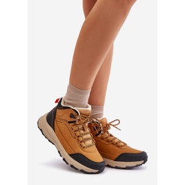 Scarpe da trekking isolate McKeylor 14011 Camel da donna beige 1