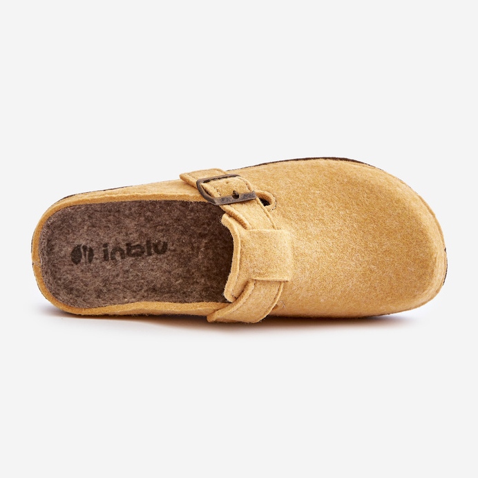 Comode Ciabatte da Donna Con Fibbia Inblu ED000019 Giallo 2
