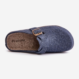 Comode Ciabatte da Donna Con Fibbia Inblu ED000019 Blu Navy 2