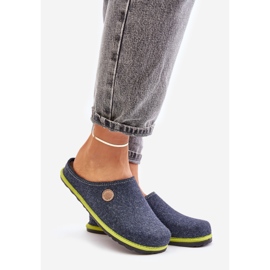 Scarpe da casa da donna Pantofole Inblu CS000039 Blu navy 1