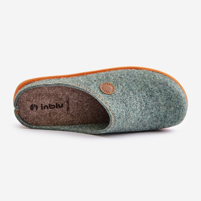 Scarpe da casa da donna Pantofole Inblu CS000039 Verde 2