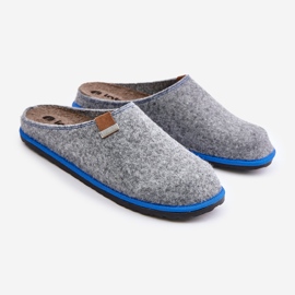 Ciabatte da uomo Scarpe da casa Inblu SI000023 Grigio chiaro 1